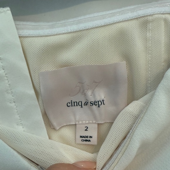 Cinq à Sept Devon White Strapless Dress - Picture 6 of 6